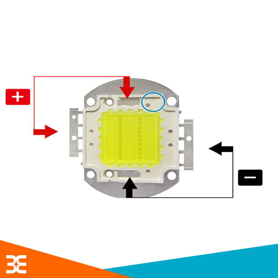 Led Công Suất 50W 12VDC - Vàng Ấm