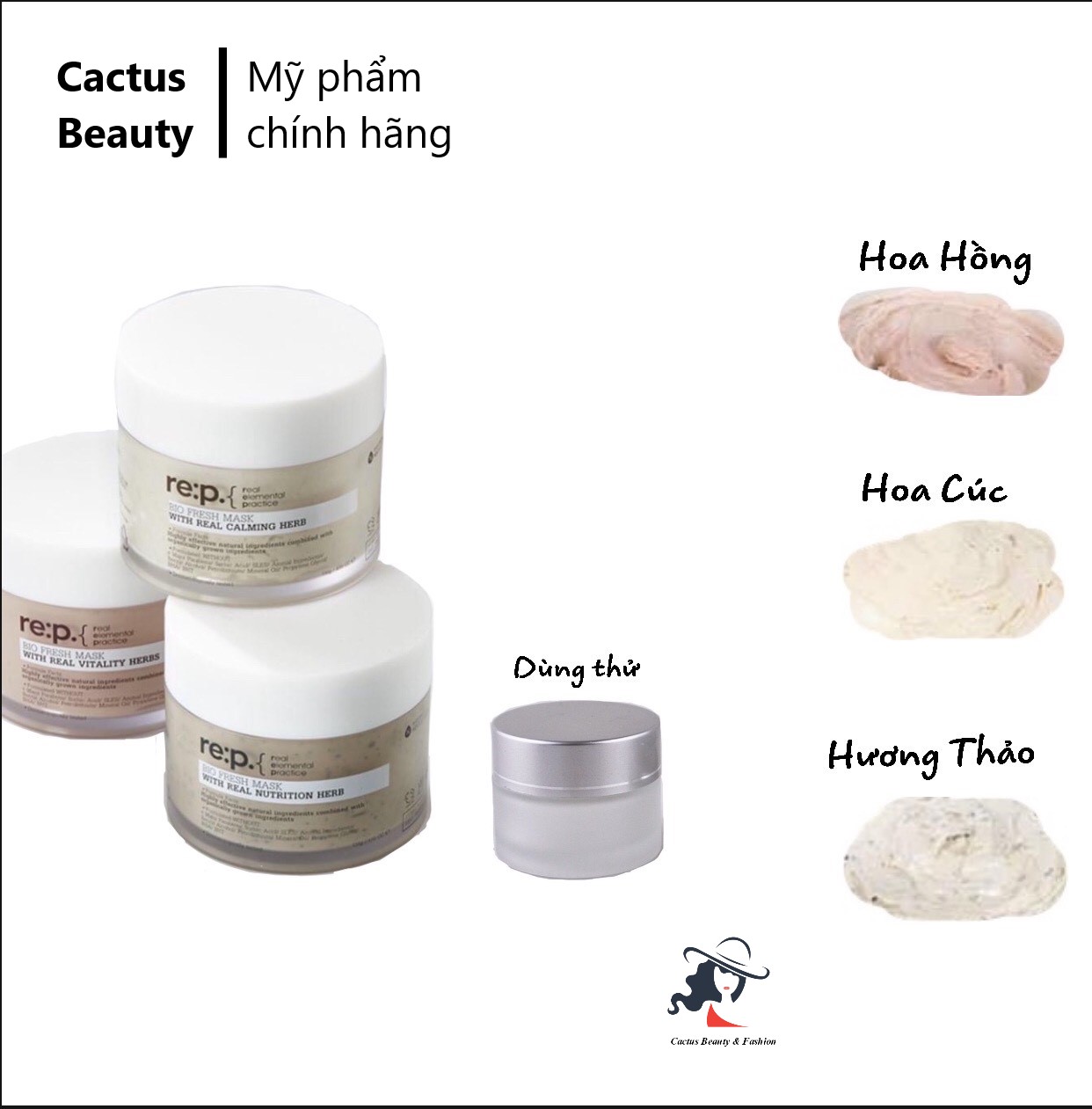 ( Mẫu chiết dùng thử ) Mặt nạ đất sét Re:p Bio Fresh Mask
