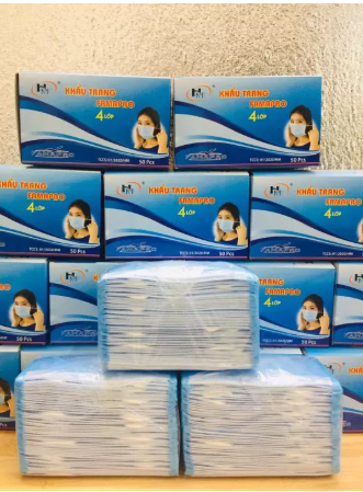 [HCM][GIẢM 50%-HÀNG SẴN] Khau Trang Y Te Khẩu Trang Y Tế 4 Lớp Giá Rẻ Khẩu Trang Y Tế Hộp 50 Chiếc Khẩu Trang Y Tế 4 Lớp Giá Rẻ Cao Cấp Kháng Khuẩn Chống Covid Chống Bụi Bảo Vệ Sức Khỏe