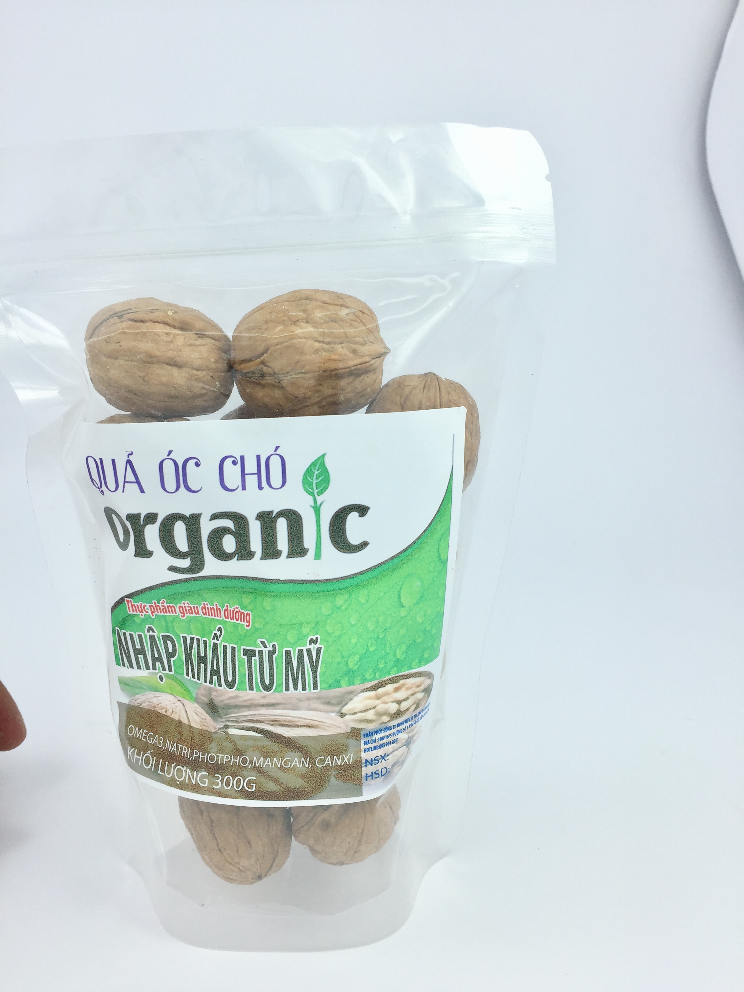 [HCM]Óc chó nhập khẩu usa 100% ngon 500g