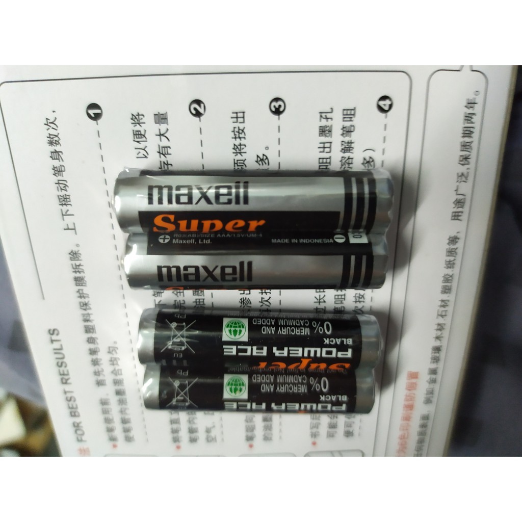[HCM]1 CẶP PIN MAXELL AA và AAA