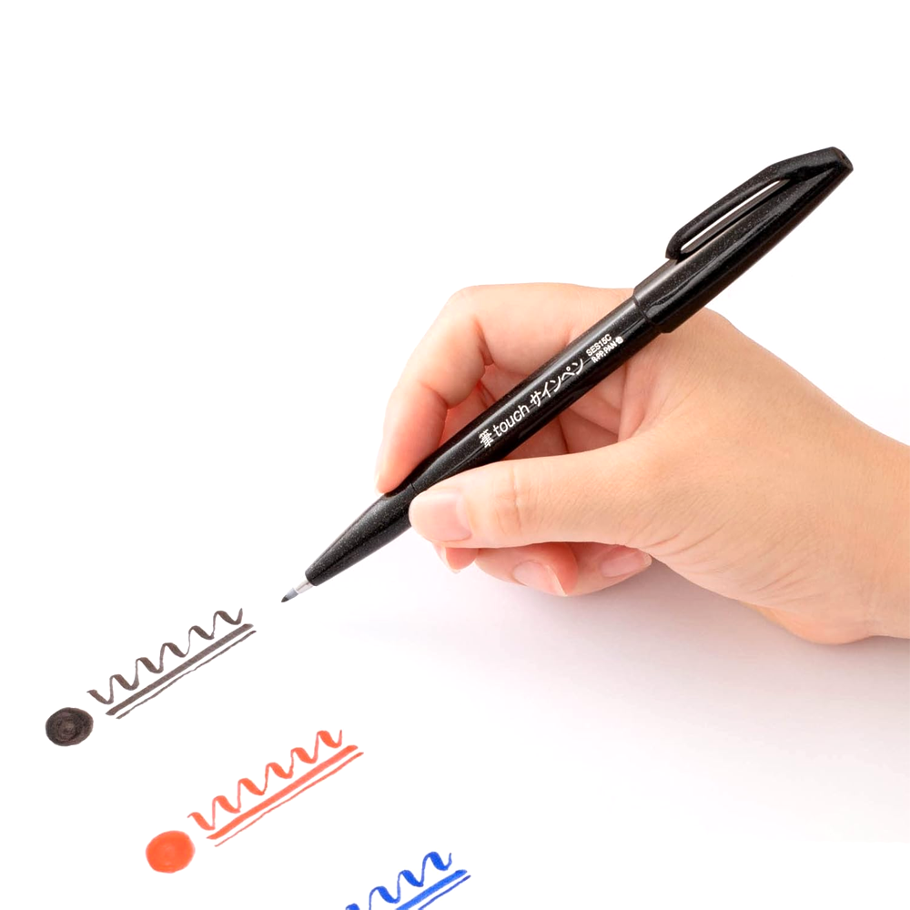 Bút viết thư pháp PENTEL Sign brush pen - Calligraphy
