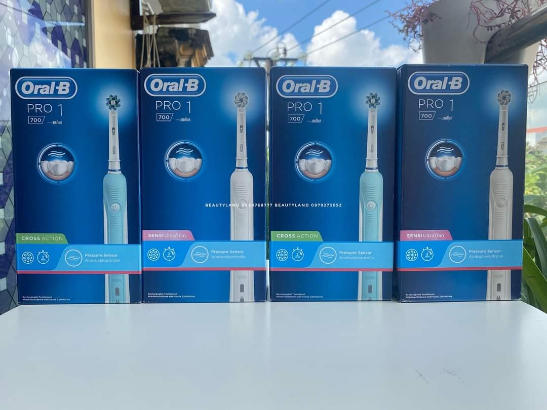 BÀN CHẢI ĐÁNH RĂNG ĐIỆN ORAL B PRO 1 700