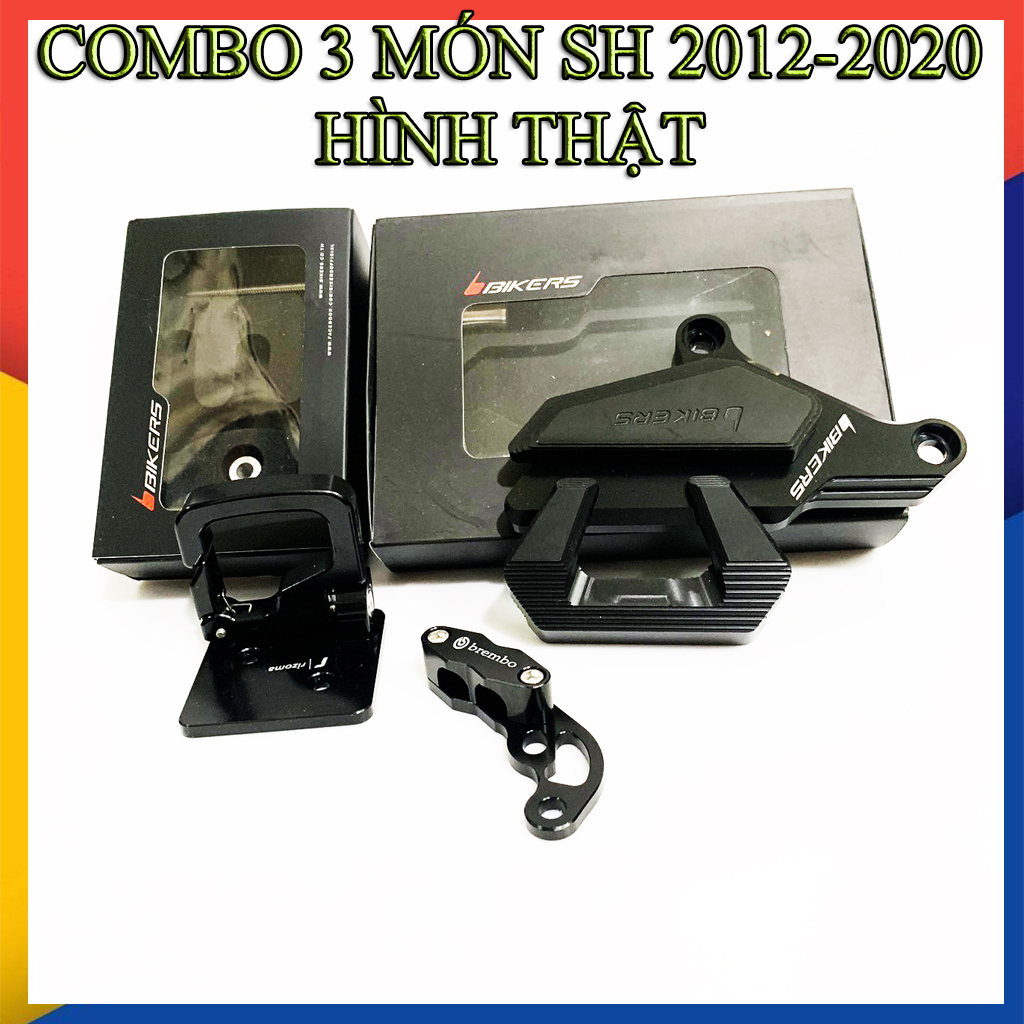 COMBO 3 MÓN CHO SH 2012-2020 ( HÀNG CNC ĐẸP Y HÌNH)