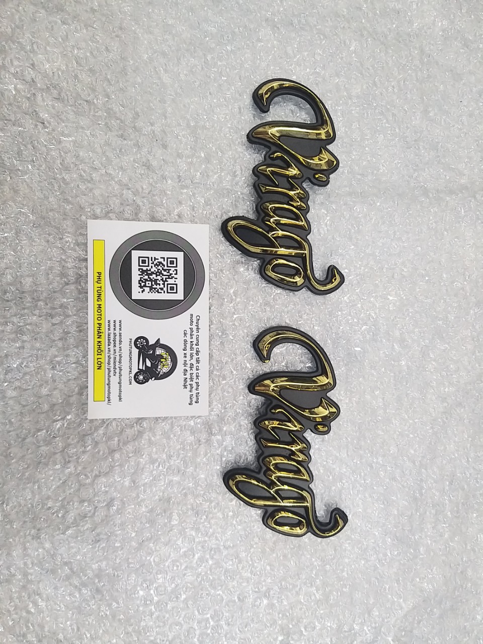 Logo nổi bình xăng lớn Yamaha Virago XV250, 125 (1 cặp)