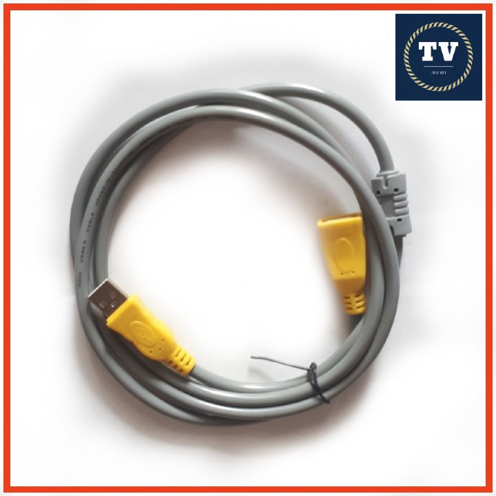 VSPTECH 2.0 USB EXTENSION CABLE (GRAY WIRE) 1M5, 3M, 5M, 10 Meters