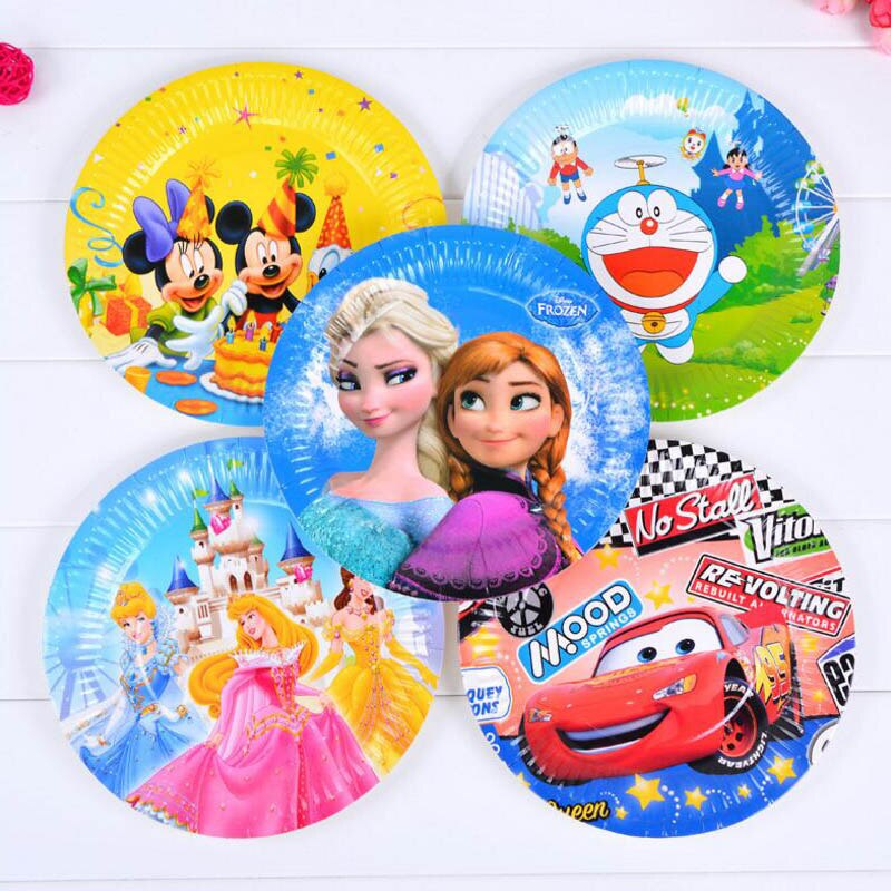 [HCM]Set 6 Dĩa Giấy Sinh Nhật Đĩa Giấy Sinh Nhật