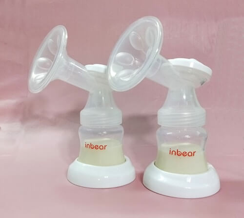Máy hút sữa điện đôi Inbear. Dụng cụ hút sữa sau sinh