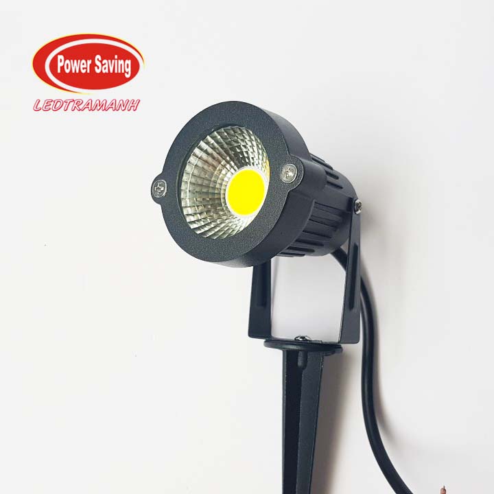 Đèn ghim cỏ led cob 5w ngoài trời