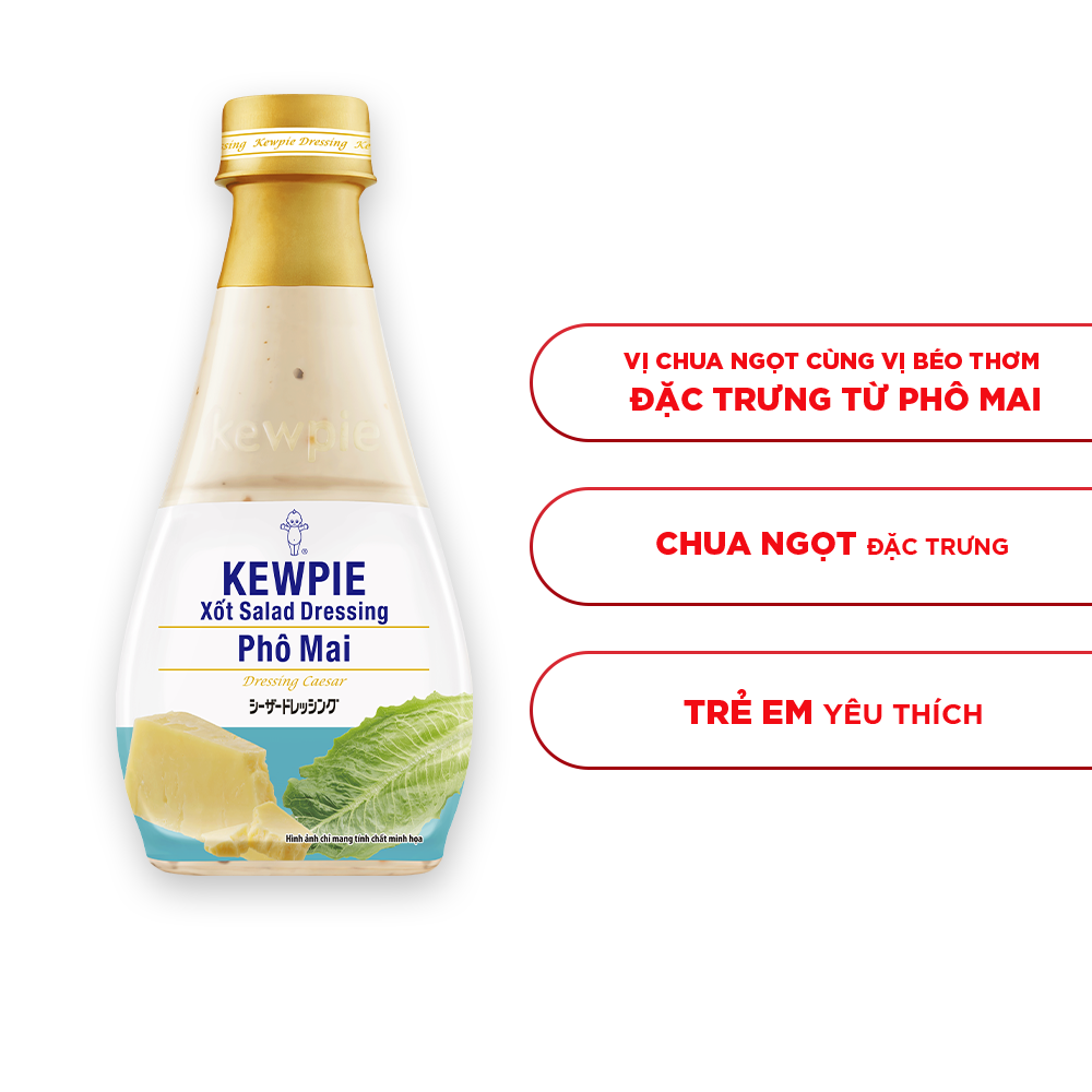 Xốt Salad Dressing Phô Mai Kewpie 210ml