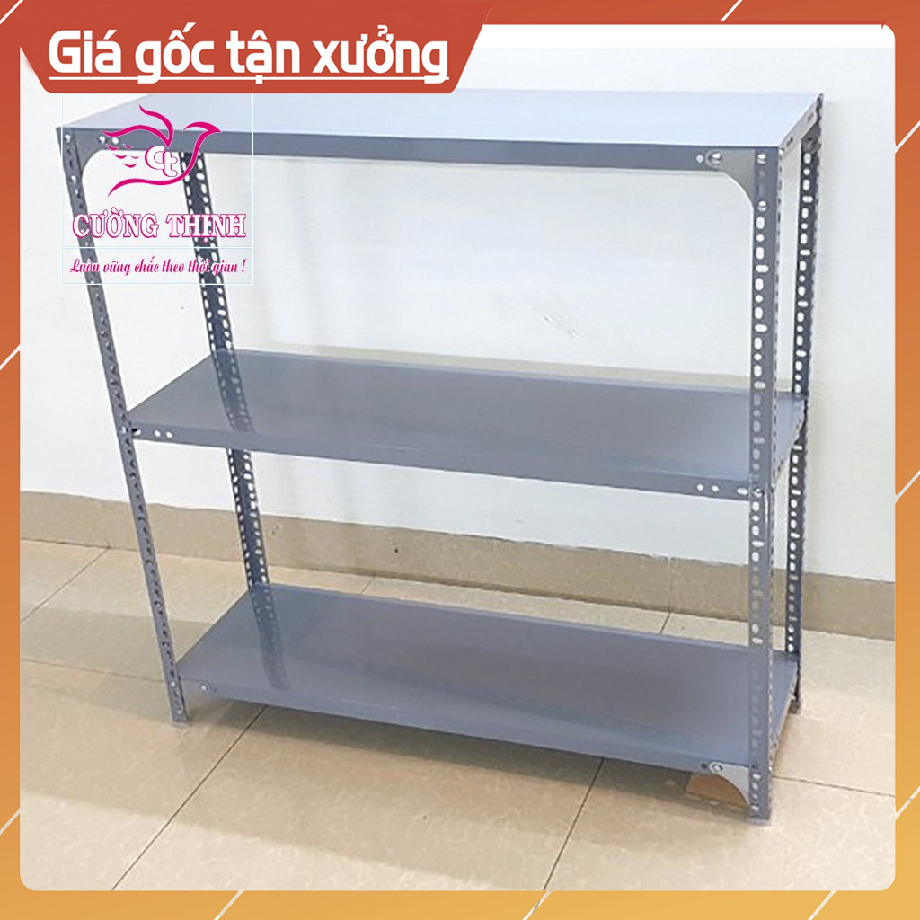 KỆ SẮT ĐA NĂNG MINI 3 TẦNG C100 x D80 x R40
