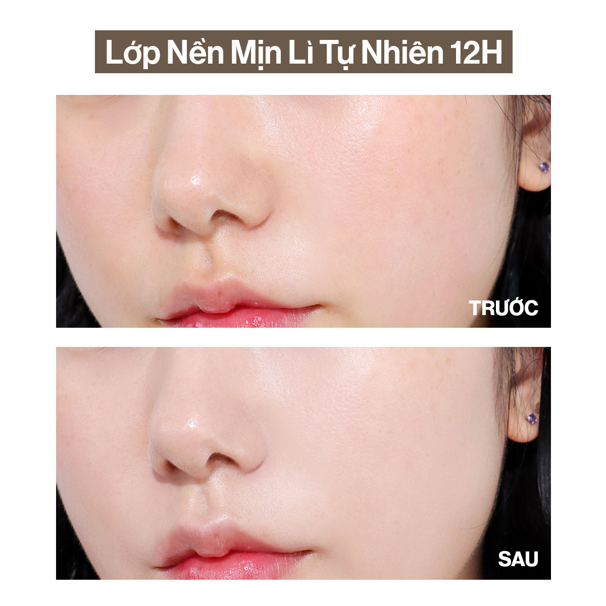 Phấn nước GLAMRR Q LONG WEAR DD CUSHION - SPF50+/PA+++ (1 lõi x 13g)