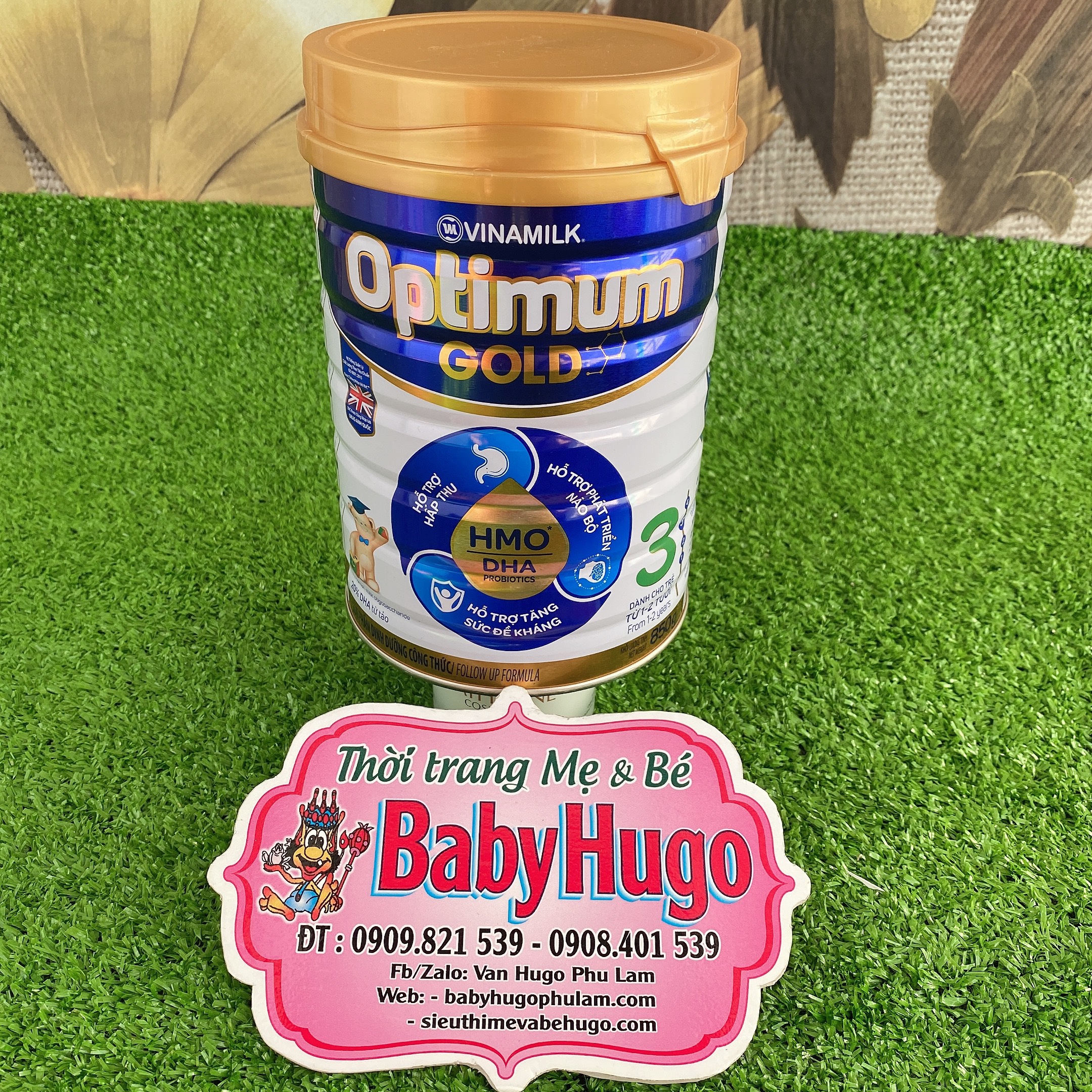 [MẪU MỚI ] Sữa Optimum Gold 3 HMO 850G (trẻ từ 1-2 tuổi)