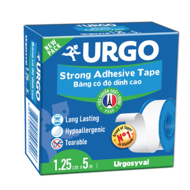 [HCM]Băng keo lụa Urgosyval 125cm x 5m (nhỏ)