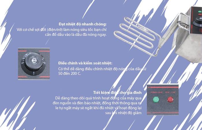 Đầu bếp chiên nhúng điện ETON-ZL1
