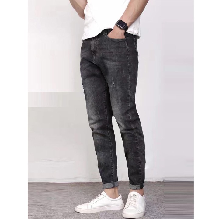 Quần jeans dài nam co giãn cao cấp
