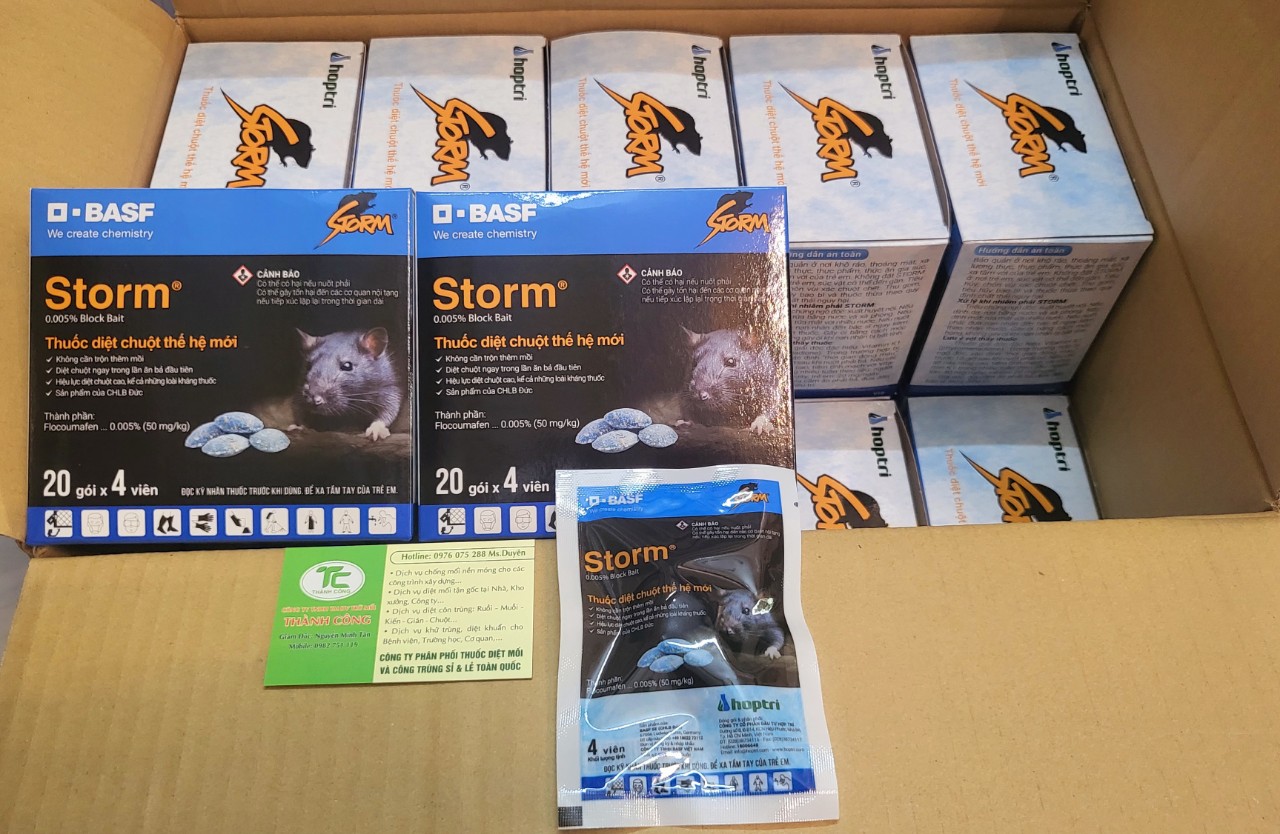 Thuốc diệt chuột Storm gói 4 viên BASF CHLB ĐỨC