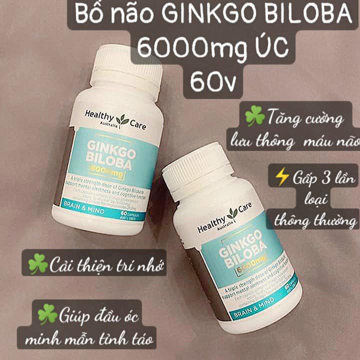 Healthy Care Ginkgo Biloba 6000mg
