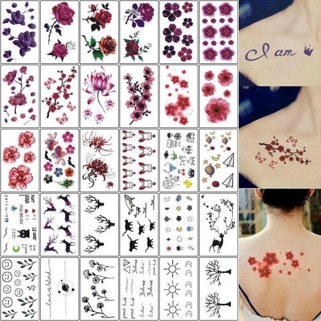[Mã 1010FASHIONSALE2315 giảm 10K đơn 50K] [RẺ VÔ ĐỊCH] Tấm Dán Xăm Tatoo Độc Đáo