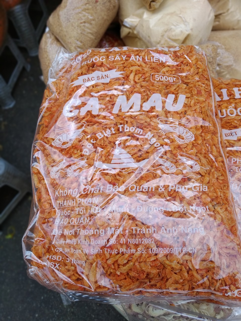 HCM 500gram Ruốc sấy ăn liền đặc sản Cà Mau
