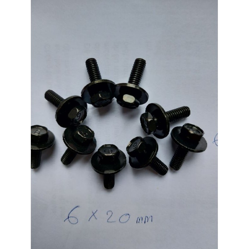 Ốc Ren 6Mm × 20Mm