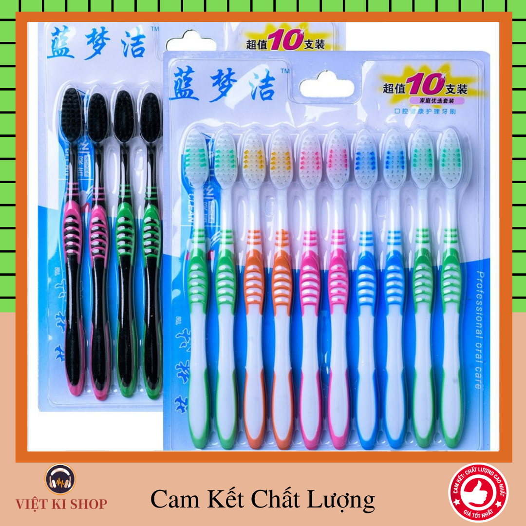 Bàn Chải đánh Răng 10 Chiếc siêu rẻ