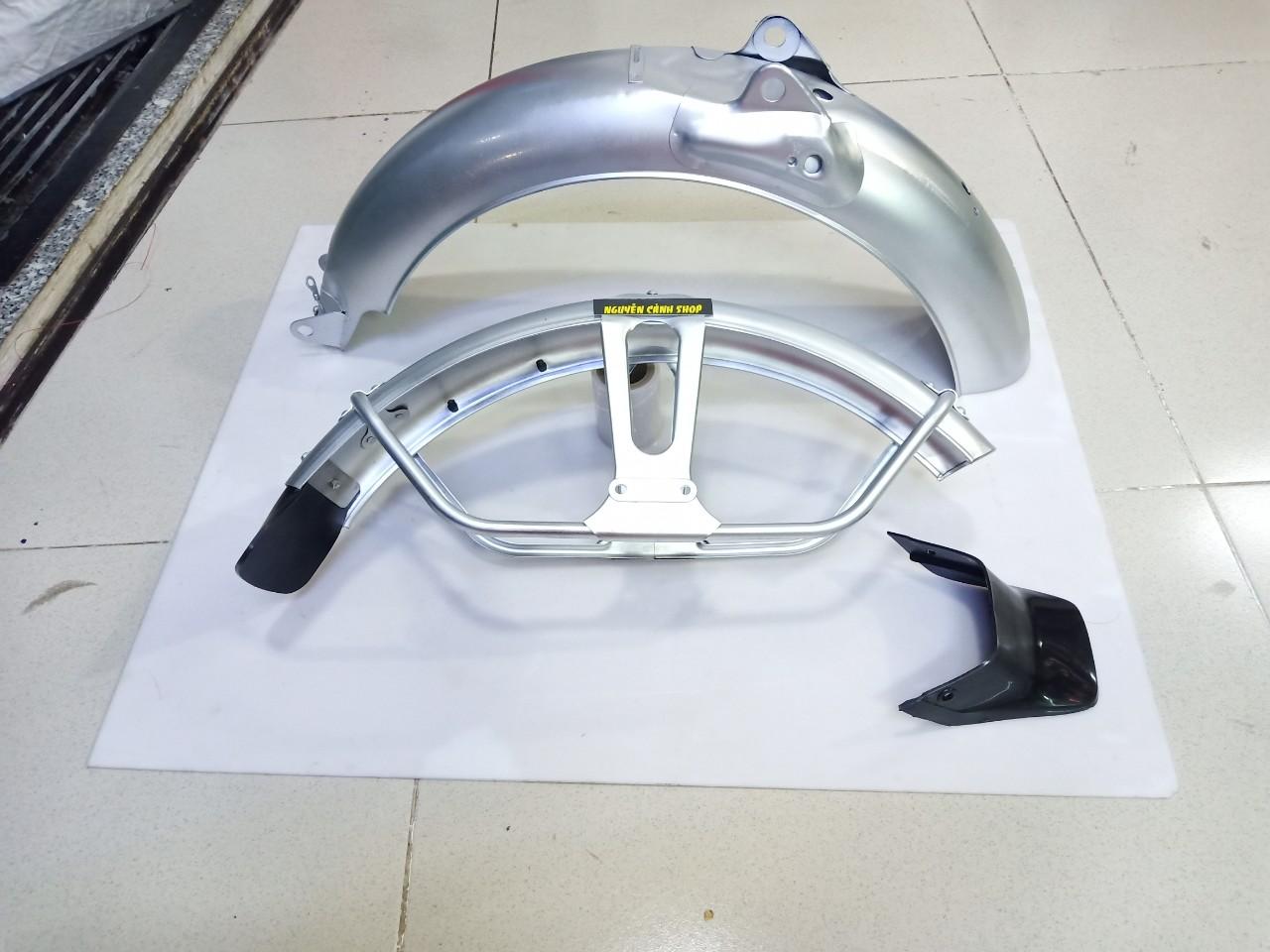 cặp dè xe CL 86 trước sau màu bạc