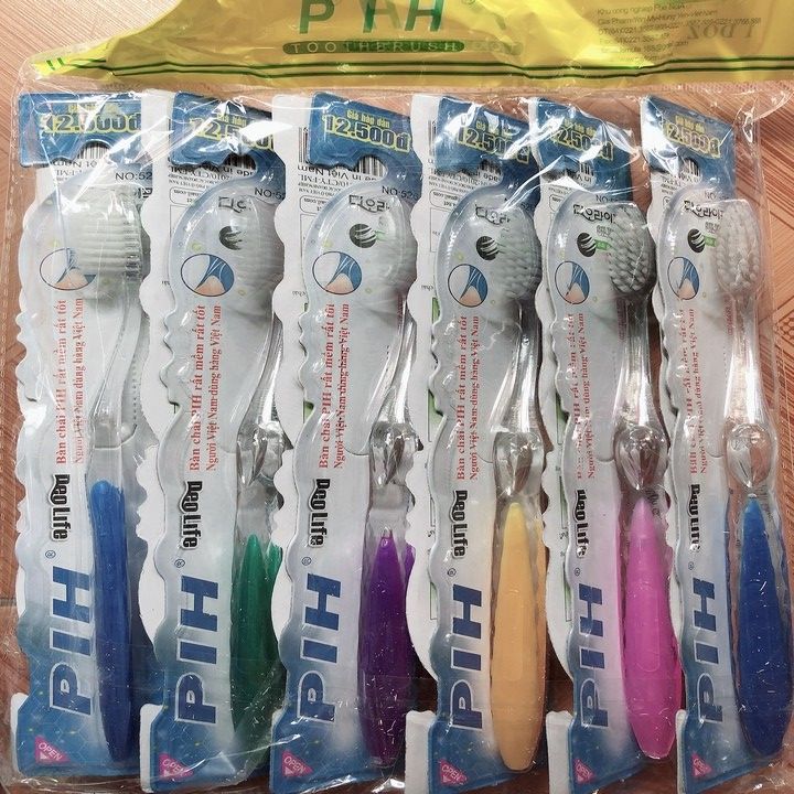 Bàn Chải Dánh Răng Vỉ 12 Chiếc