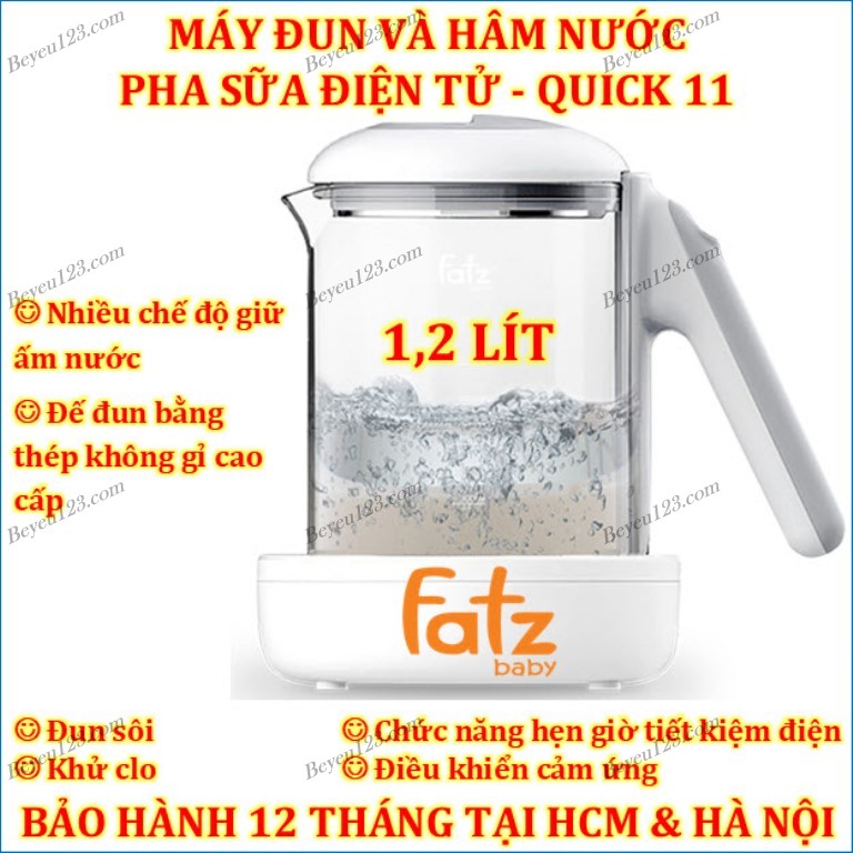 Máy đun nước và hâm nước pha sữa điện tử cao cấp fatzbaby fatz - fb3510tk mgg