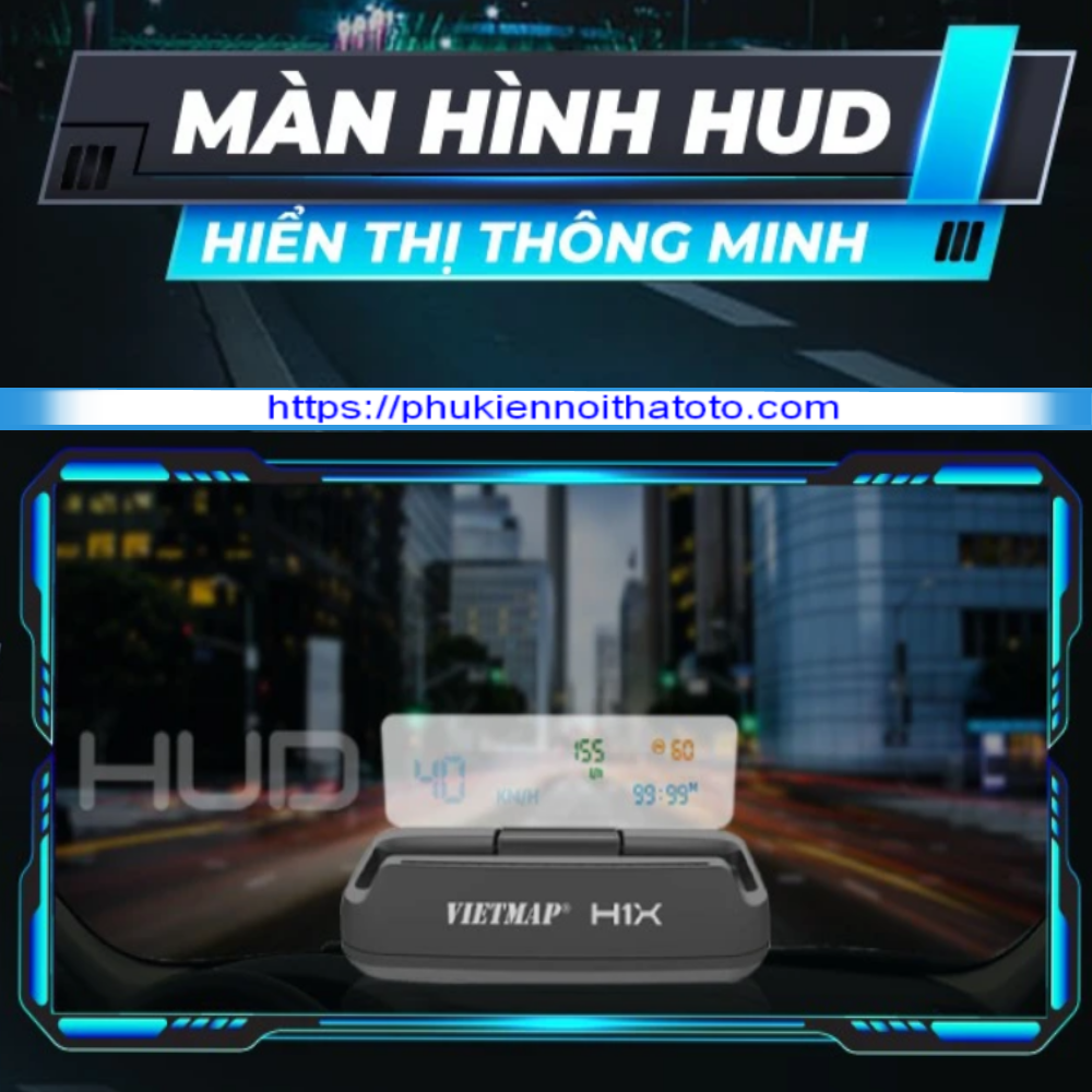 Hud Hiển Thị Kính Lái Vietmap H1X