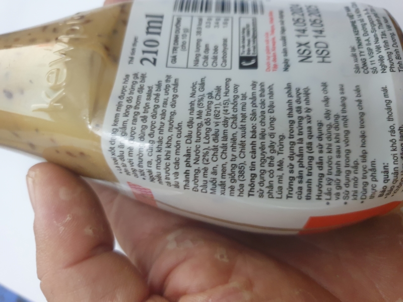 Kewpie burrowing sauce 210ml bottle