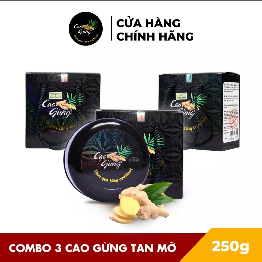 Cao Gừng Tan Mỡ Bụng Thiên Nhiên Việt