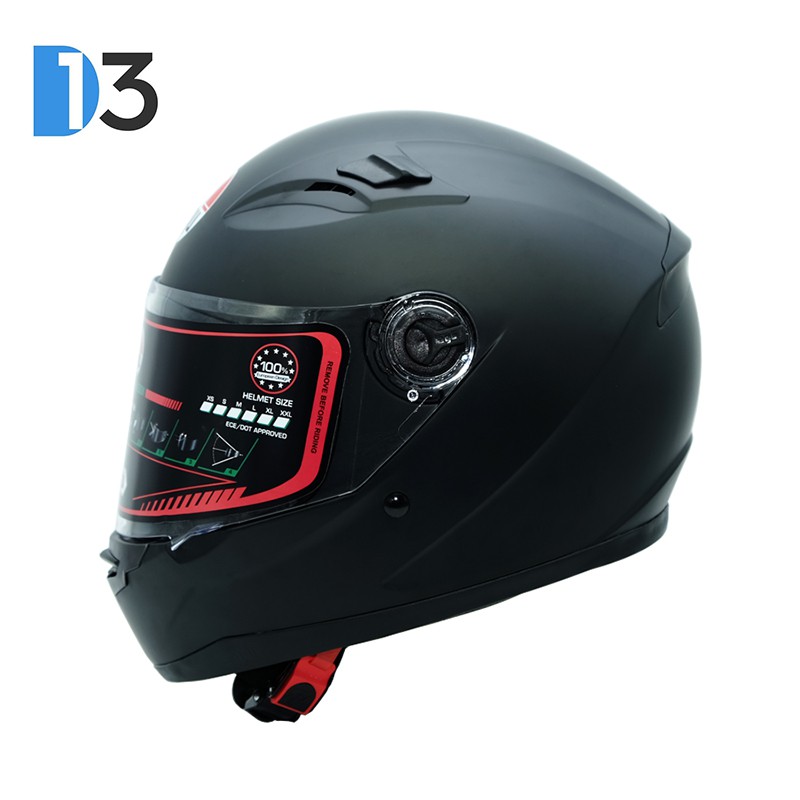 Nóm Fullface AGU racing đỏ kèm túi rút