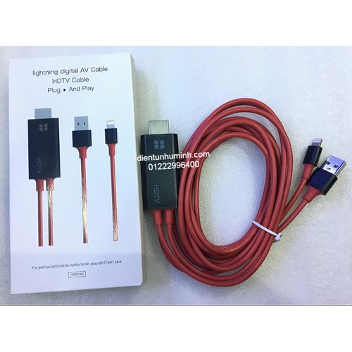 Dây Cáp chuyển iPhone - iPad ra HDMI