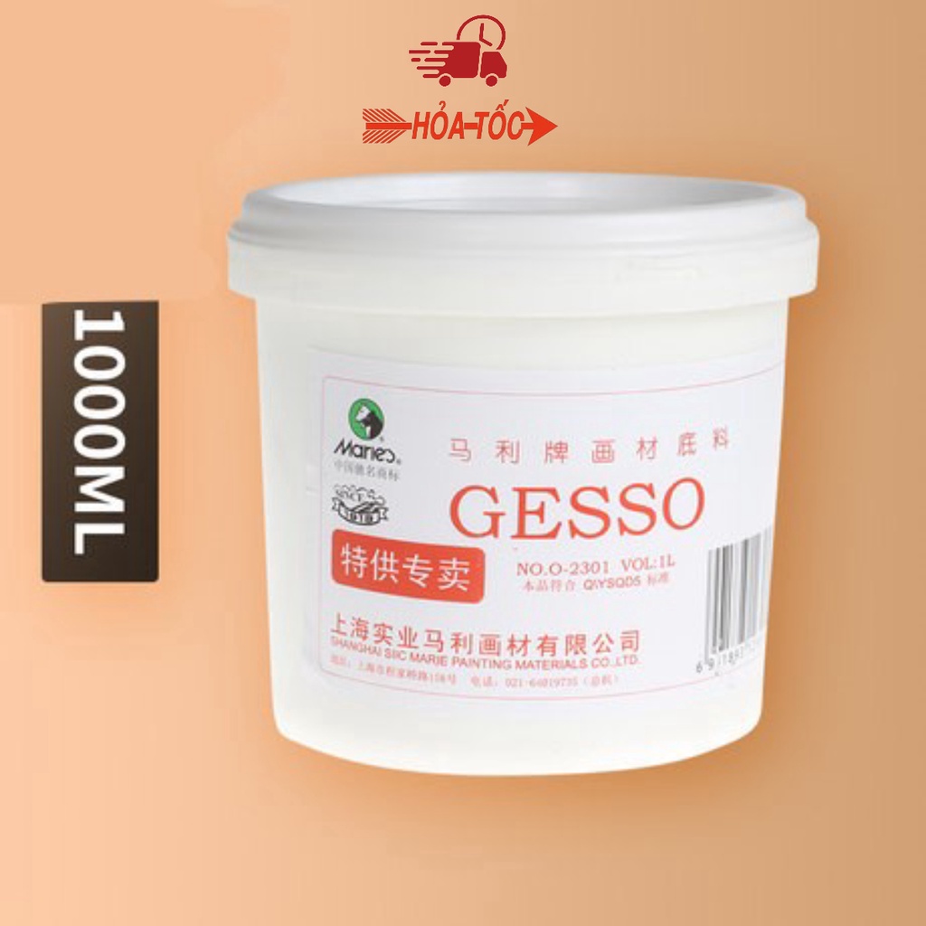 Sơn lót Hồ toan Gesso, Gesso Mairies 1000ml