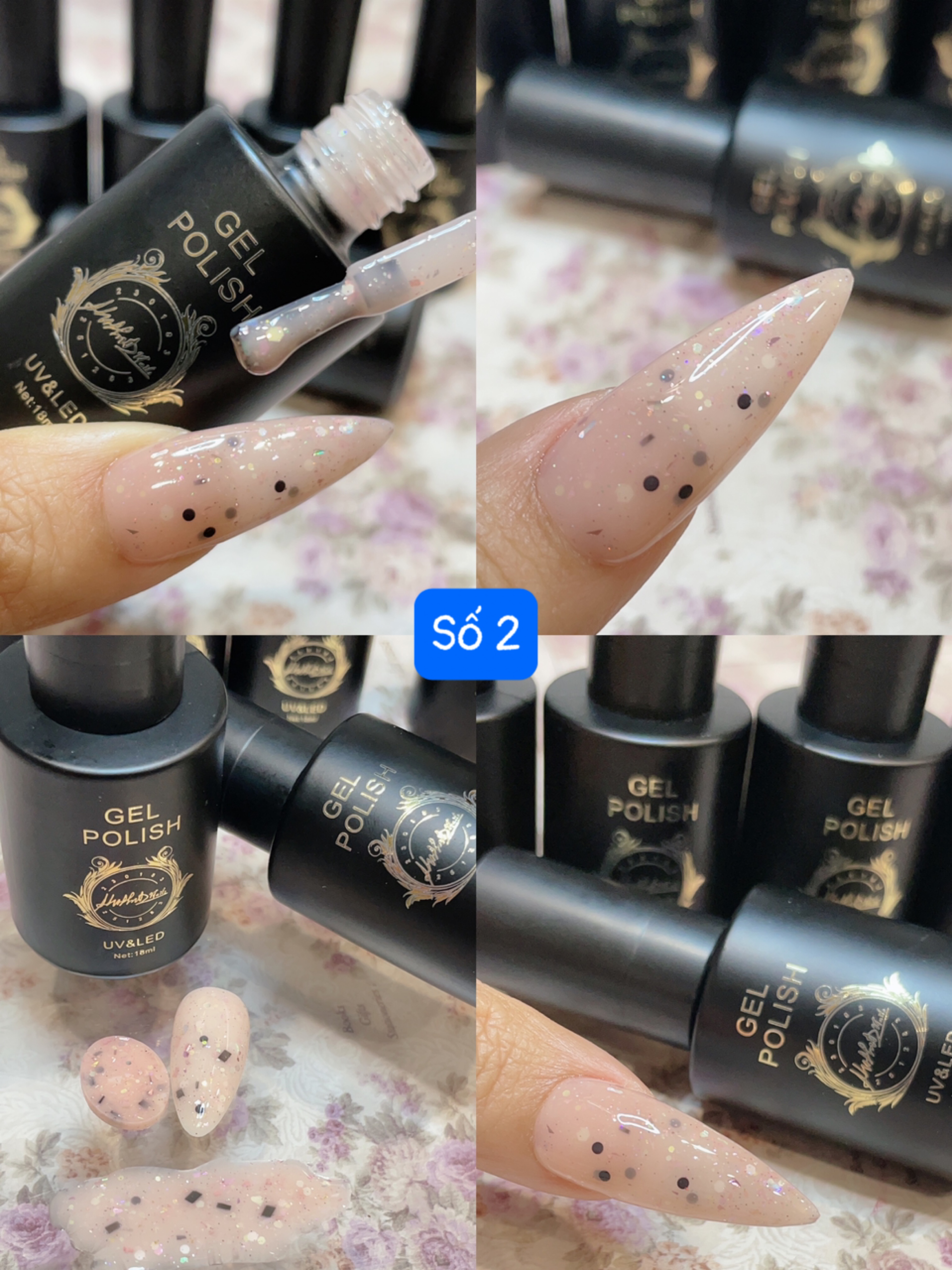 Sơn gel thạch cát ,Top thạch cát ( lẻ 1 chai 12ml)