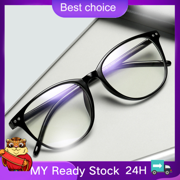 Giá bán 🔥 Còn hàng🔥Anti Blue Light Glasses Retro Round Frame Eyewear Mobile Phone Computer Goggles Eye Protection Plain Eyeglasses Women Men Unisex