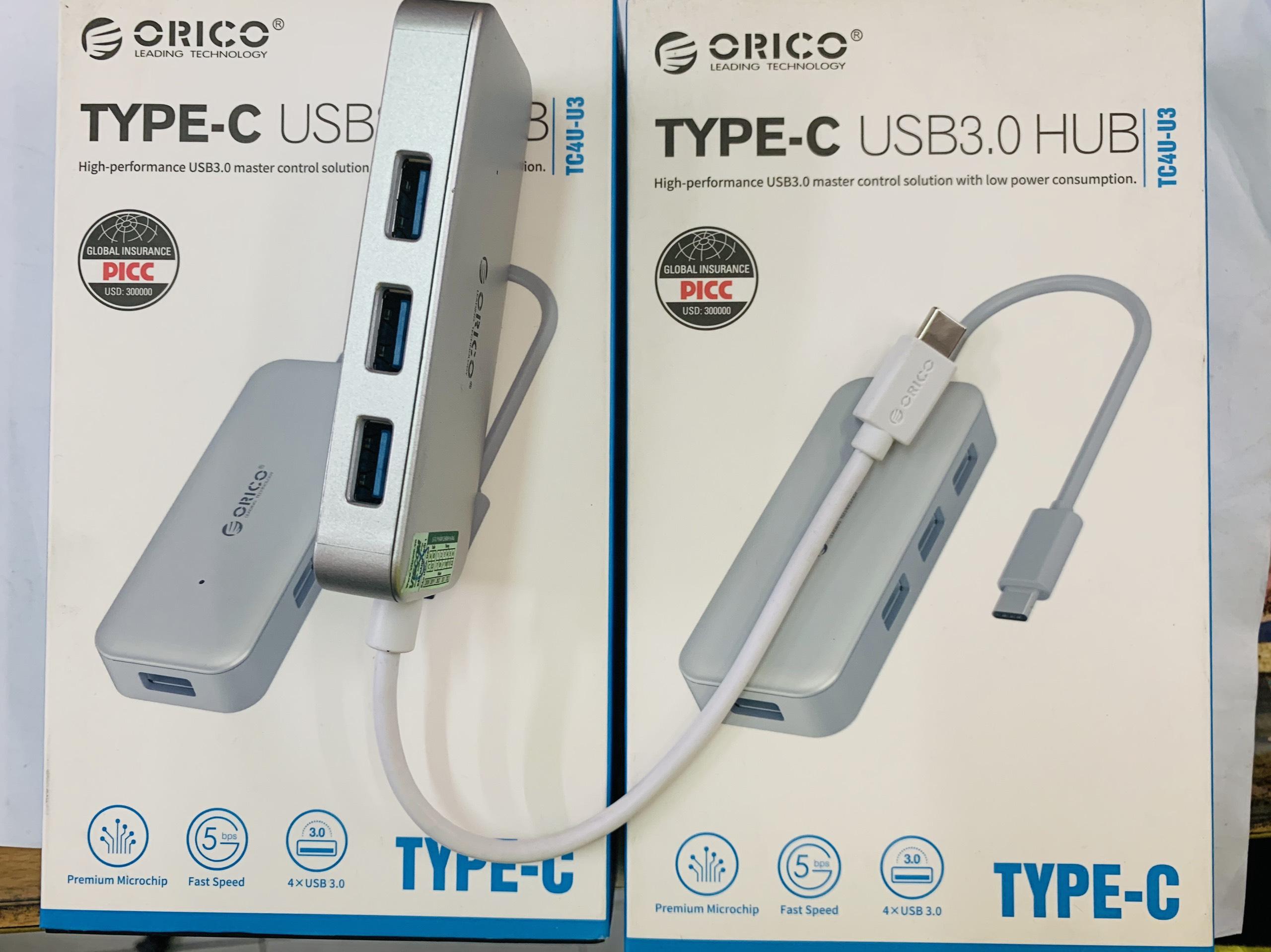 [HCM]Bộ chia Orico Type C ra 4 cổng USB 3.0 (TC4U-U3-SV)