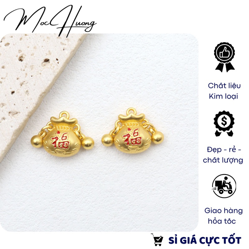 Charm treo túi tiền chữ phúc - kl214