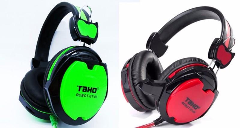 Tai nghe game thủ TAKO ROBOT GT-03 (Đen đỏ)