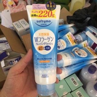 Sữa rửa mặt Kose Softymo-Collagen 220g xuất xứ Nhật Bản thumbnail