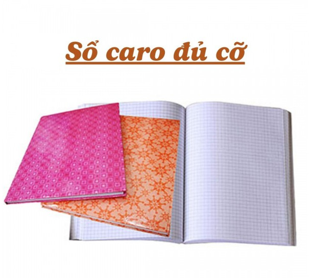 Sổ caro 30x40 - 192 trang