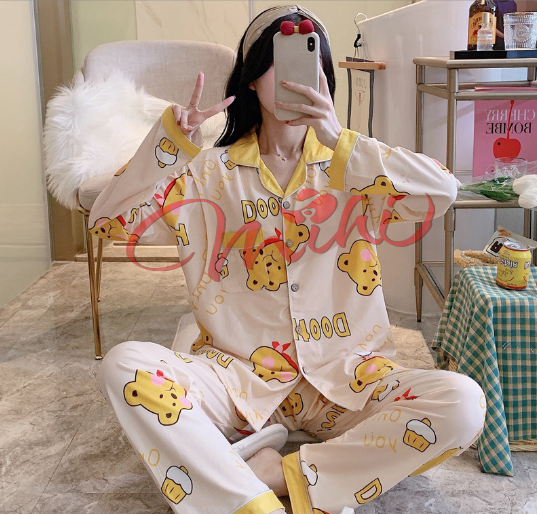 Đồ bộ sau sinh, bầu và cho con bú - Pijama DUCK VÀNG