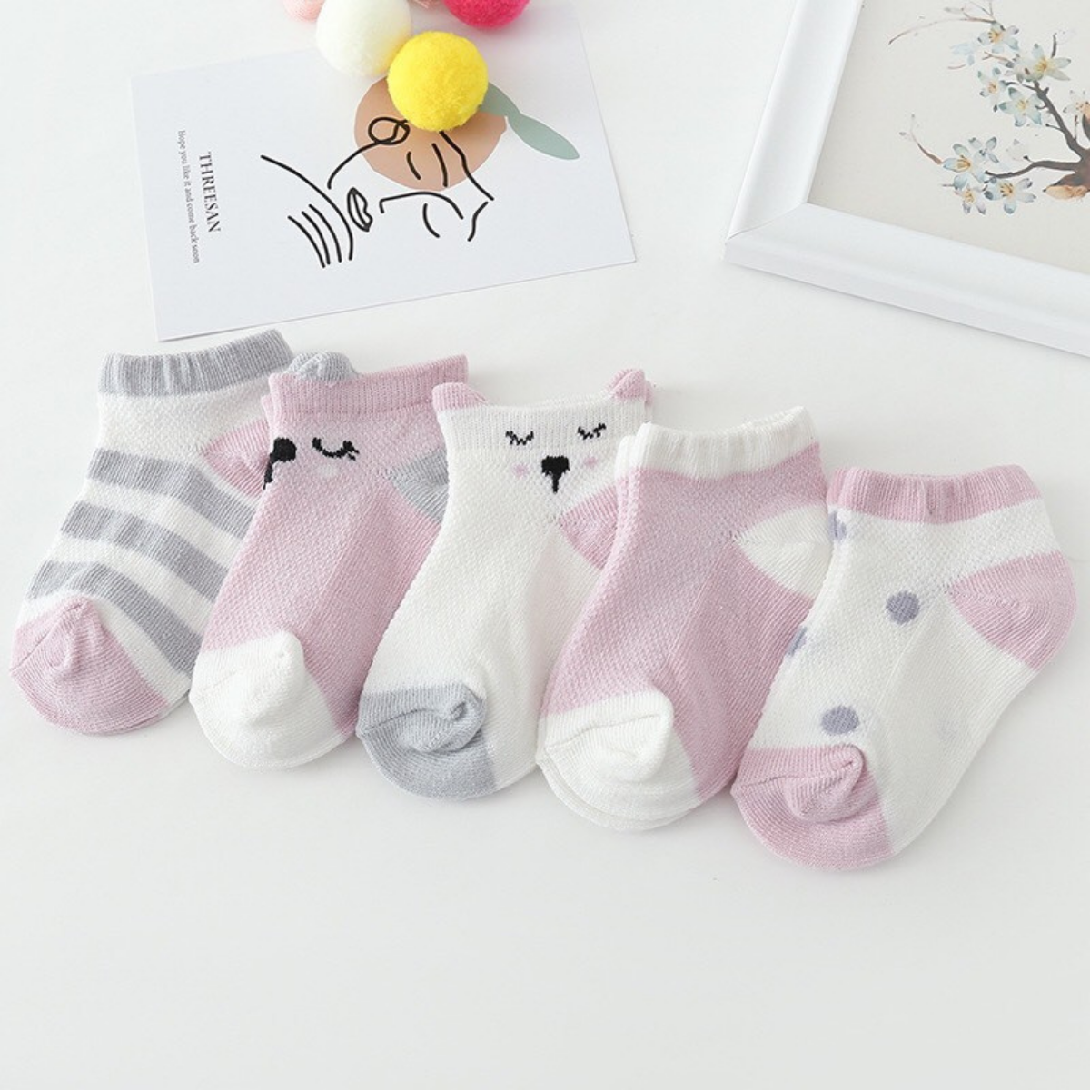 Set 5 đôi tất Kid Sock điều hòa cho bé