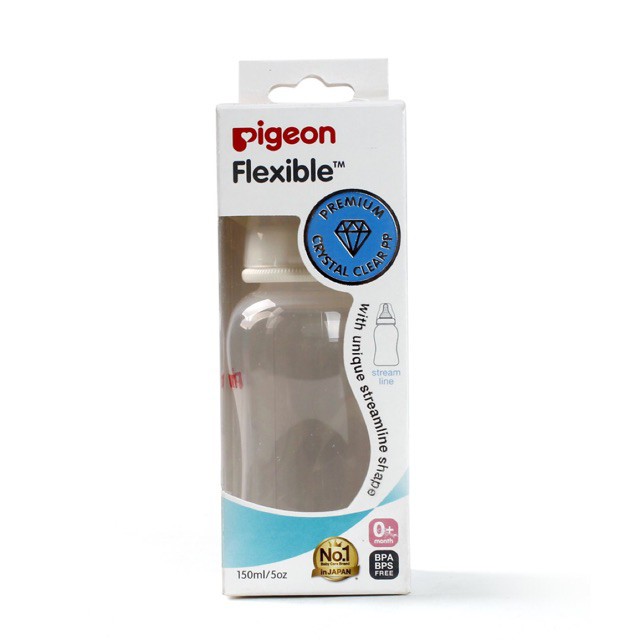 Bình sữa cổ hẹp PP STREAMLINE Pigeon 150ml - 250ml