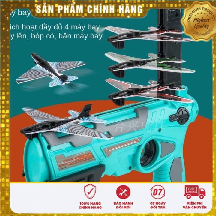 Đồ chơi sung phóng máy bay cho trẻ em , đồ chơi máy bắn máy bay lượn mô hình trẻ em Không có đánh giá-Máy bắn máy bay-đồ chơi máy bay cho bé-bắt…