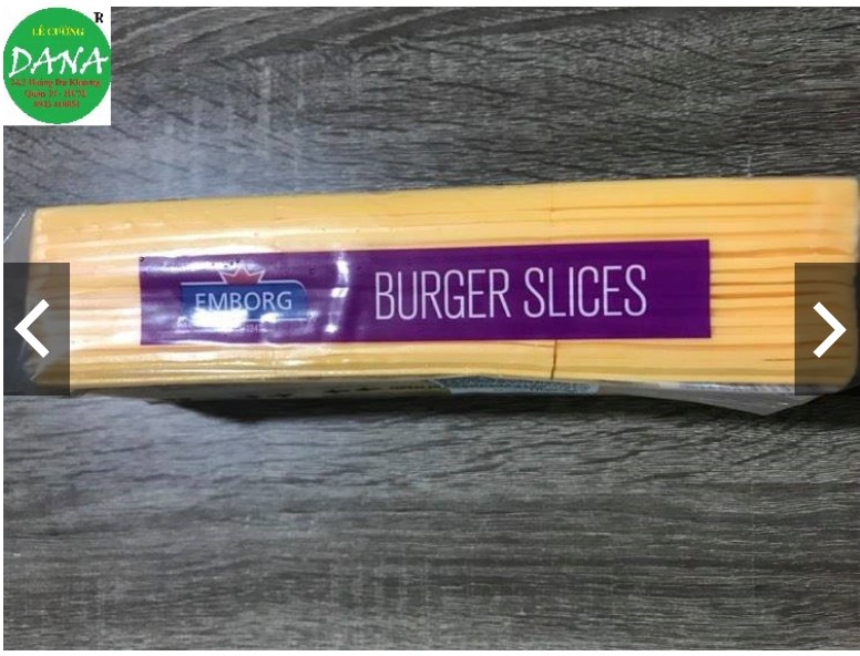 Phô mai lát CHEDDAR SLICES 1.033 kg ( 84 miếng)