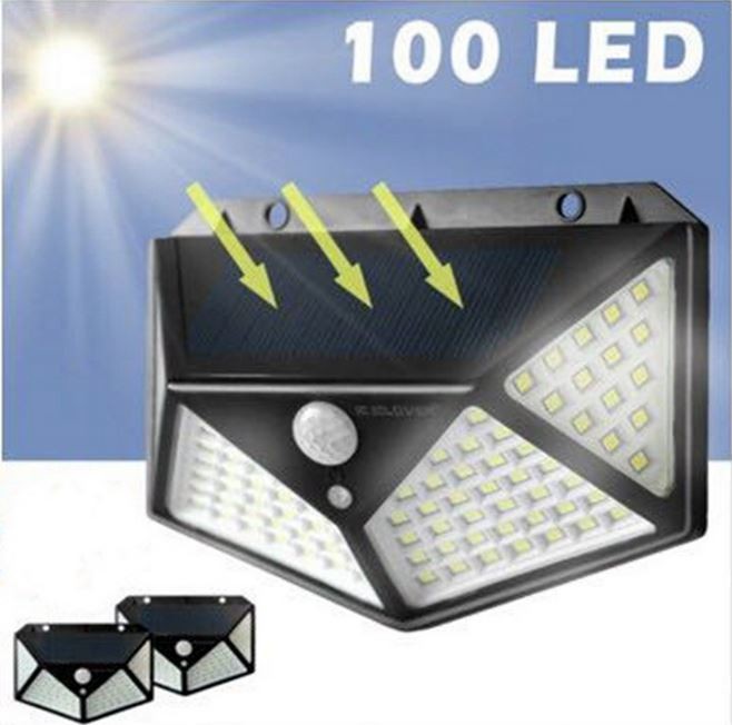 Đèn năng lượng mặt trời đèn năng lượng mặt trời 100 led - đèn-100led