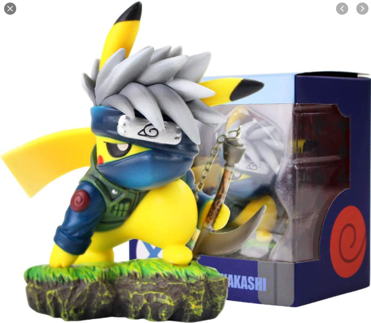 [HCM]Mô Hình Figure Pikachu Cosplay Kakashi xích kim loại 11cm
