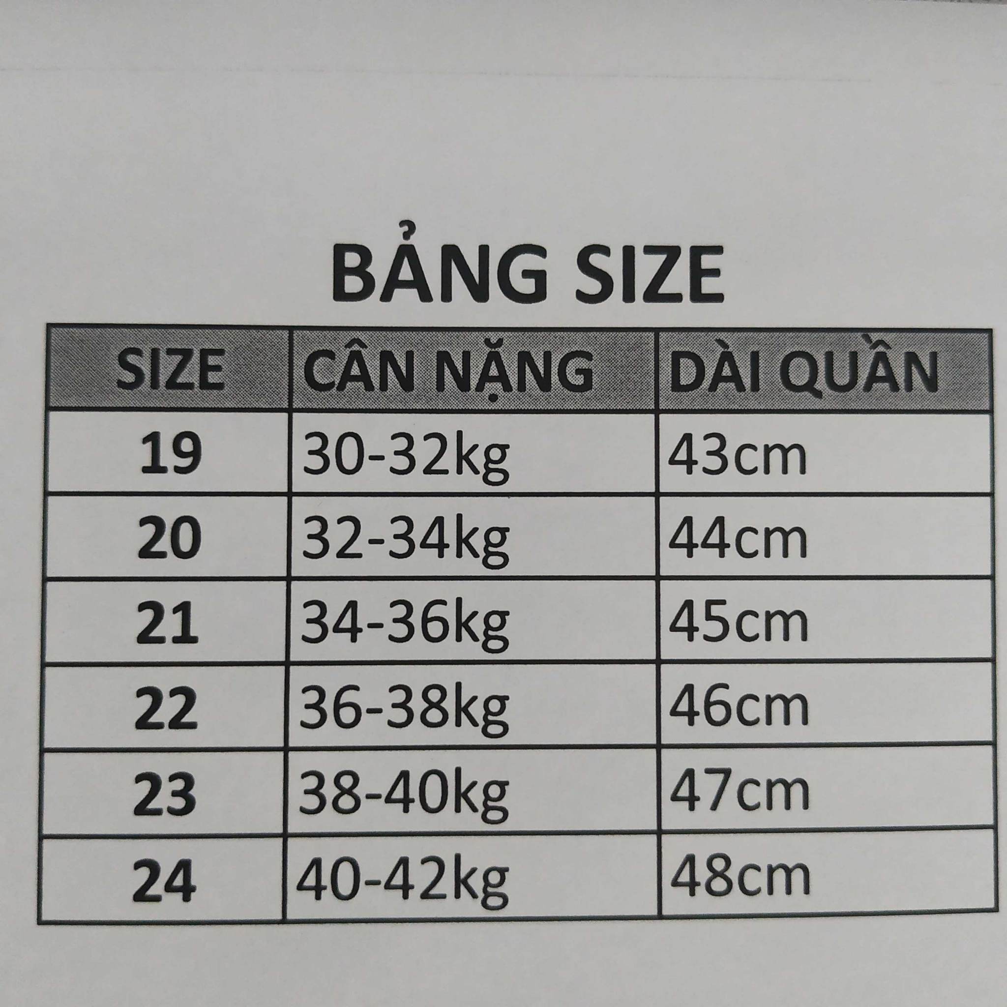 QUẦN SỌT JEAN CO DÃN BÉ TRAI SIZE 30-42KG